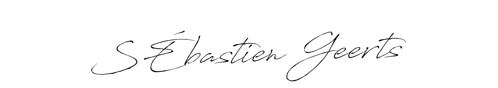 This is the best signature style for the SÉbastien Geerts name. Also you like these signature font (Antro_Vectra). Mix name signature. SÉbastien Geerts signature style 6 images and pictures png