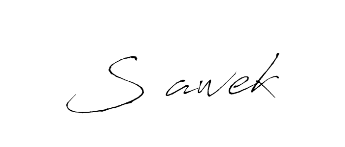 if you are searching for the best signature style for your name Sławek. so please give up your signature search. here we have designed multiple signature styles  using Antro_Vectra. Sławek signature style 6 images and pictures png