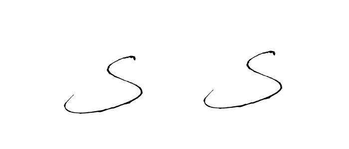 Similarly Antro_Vectra is the best handwritten signature design. Signature creator online .You can use it as an online autograph creator for name S ❤ S. S ❤ S signature style 6 images and pictures png