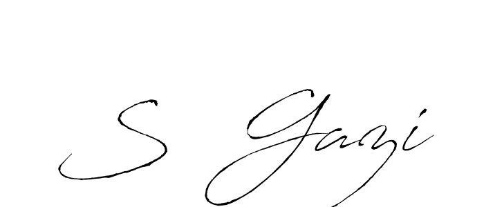 Once you've used our free online signature maker to create your best signature Antro_Vectra style, it's time to enjoy all of the benefits that S  Gazi name signing documents. S  Gazi signature style 6 images and pictures png