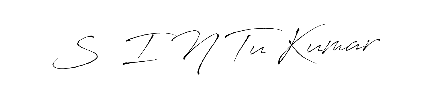 Make a beautiful signature design for name S  I N Tu Kumar. Use this online signature maker to create a handwritten signature for free. S  I N Tu Kumar signature style 6 images and pictures png