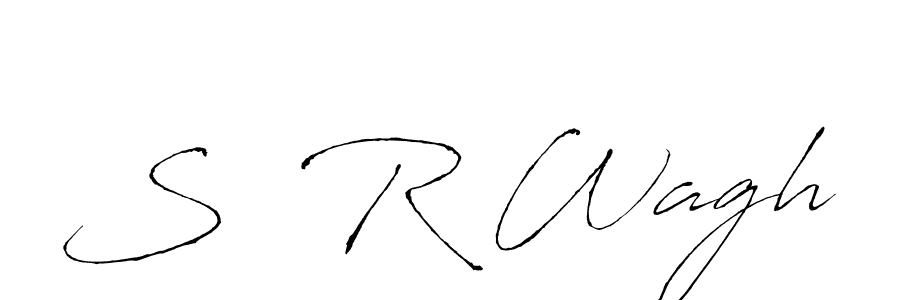 Also we have S  R Wagh name is the best signature style. Create professional handwritten signature collection using Antro_Vectra autograph style. S  R Wagh signature style 6 images and pictures png