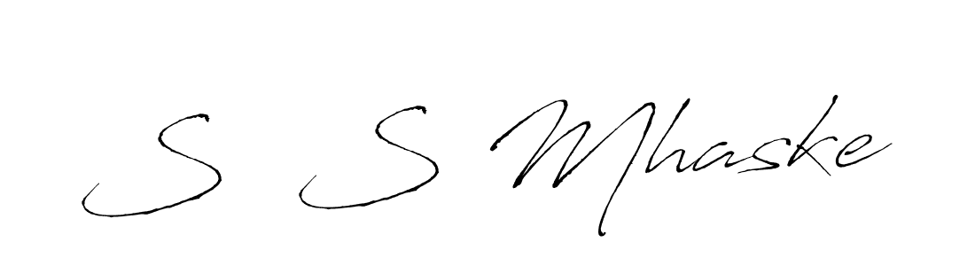 Also we have S  S Mhaske name is the best signature style. Create professional handwritten signature collection using Antro_Vectra autograph style. S  S Mhaske signature style 6 images and pictures png
