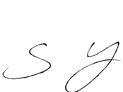 Make a beautiful signature design for name S  Y. Use this online signature maker to create a handwritten signature for free. S  Y signature style 6 images and pictures png