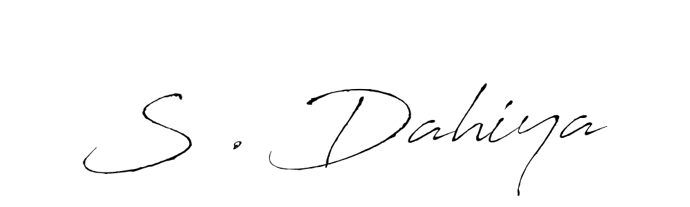 Make a beautiful signature design for name S . Dahiya. Use this online signature maker to create a handwritten signature for free. S . Dahiya signature style 6 images and pictures png