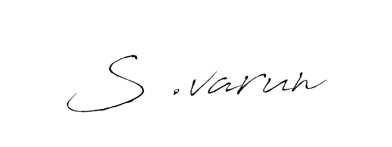 You can use this online signature creator to create a handwritten signature for the name S .varun. This is the best online autograph maker. S .varun signature style 6 images and pictures png