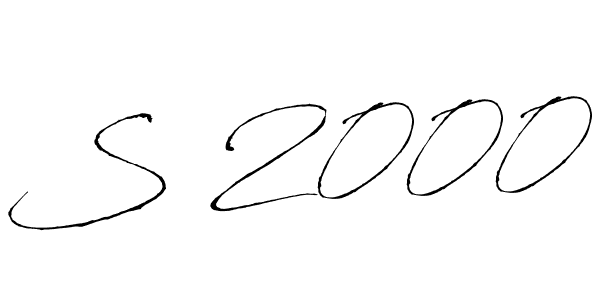 if you are searching for the best signature style for your name S 2000. so please give up your signature search. here we have designed multiple signature styles  using Antro_Vectra. S 2000 signature style 6 images and pictures png