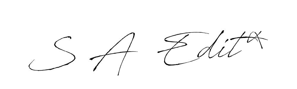 Here are the top 10 professional signature styles for the name S A  Edit*. These are the best autograph styles you can use for your name. S A  Edit* signature style 6 images and pictures png