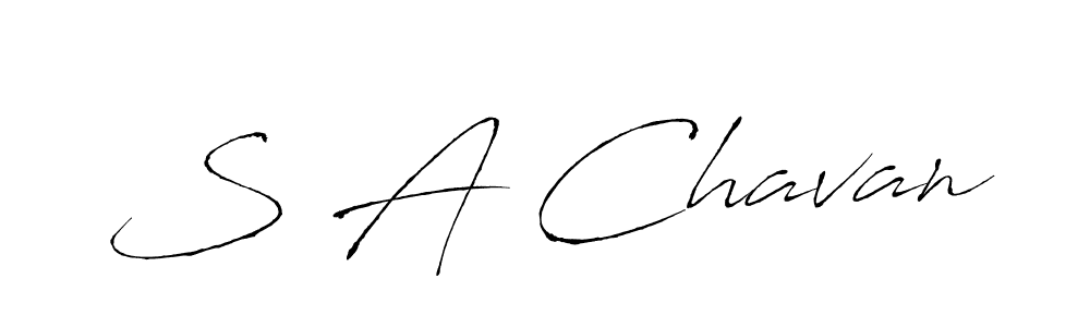 Use a signature maker to create a handwritten signature online. With this signature software, you can design (Antro_Vectra) your own signature for name S A Chavan. S A Chavan signature style 6 images and pictures png