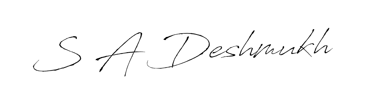Best and Professional Signature Style for S A Deshmukh. Antro_Vectra Best Signature Style Collection. S A Deshmukh signature style 6 images and pictures png