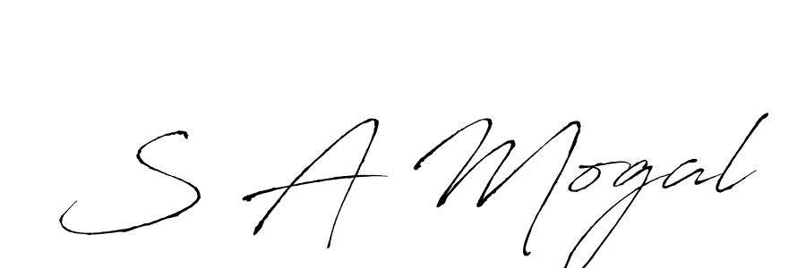 You should practise on your own different ways (Antro_Vectra) to write your name (S A Mogal) in signature. don't let someone else do it for you. S A Mogal signature style 6 images and pictures png