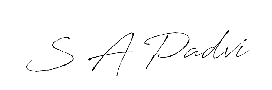 Make a beautiful signature design for name S A Padvi. Use this online signature maker to create a handwritten signature for free. S A Padvi signature style 6 images and pictures png