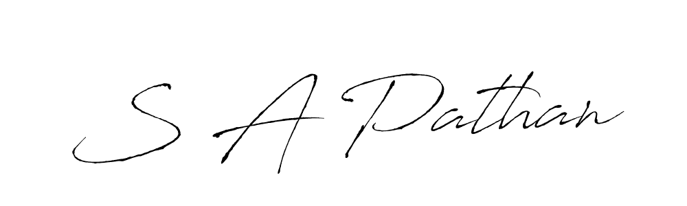 Make a beautiful signature design for name S A Pathan. Use this online signature maker to create a handwritten signature for free. S A Pathan signature style 6 images and pictures png