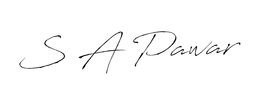 Make a beautiful signature design for name S A Pawar. Use this online signature maker to create a handwritten signature for free. S A Pawar signature style 6 images and pictures png