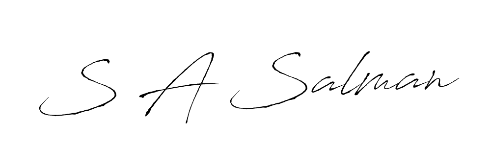 How to Draw S A Salman signature style? Antro_Vectra is a latest design signature styles for name S A Salman. S A Salman signature style 6 images and pictures png