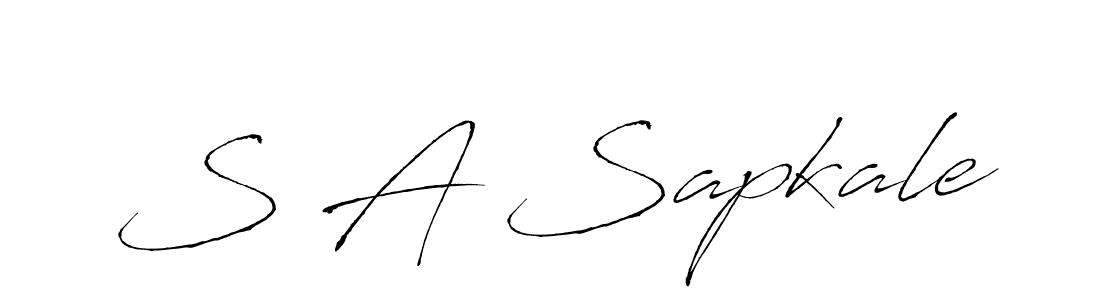 Make a short S A Sapkale signature style. Manage your documents anywhere anytime using Antro_Vectra. Create and add eSignatures, submit forms, share and send files easily. S A Sapkale signature style 6 images and pictures png