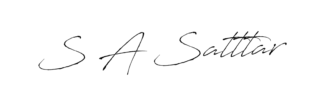 You should practise on your own different ways (Antro_Vectra) to write your name (S A Satttar) in signature. don't let someone else do it for you. S A Satttar signature style 6 images and pictures png