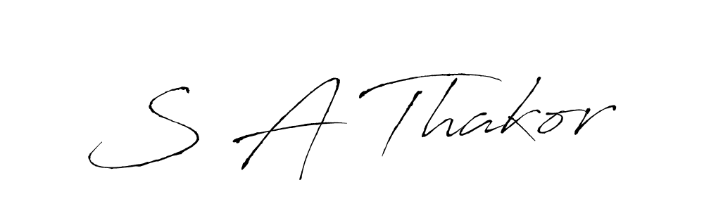 It looks lik you need a new signature style for name S A Thakor. Design unique handwritten (Antro_Vectra) signature with our free signature maker in just a few clicks. S A Thakor signature style 6 images and pictures png