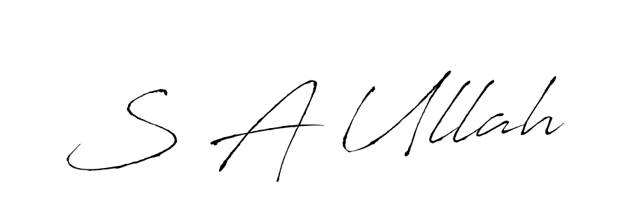 Make a short S A Ullah signature style. Manage your documents anywhere anytime using Antro_Vectra. Create and add eSignatures, submit forms, share and send files easily. S A Ullah signature style 6 images and pictures png