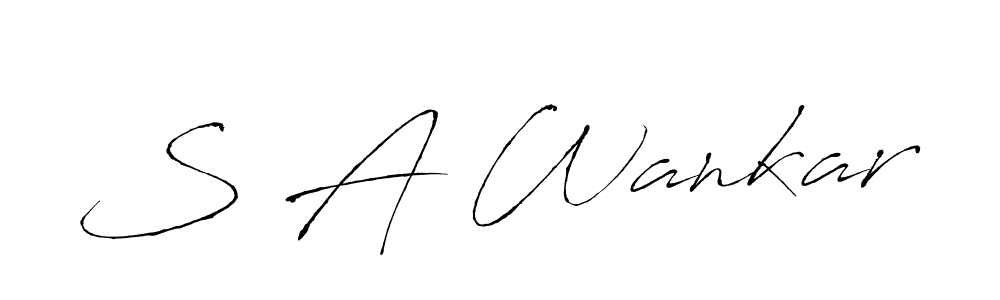 Here are the top 10 professional signature styles for the name S A Wankar. These are the best autograph styles you can use for your name. S A Wankar signature style 6 images and pictures png