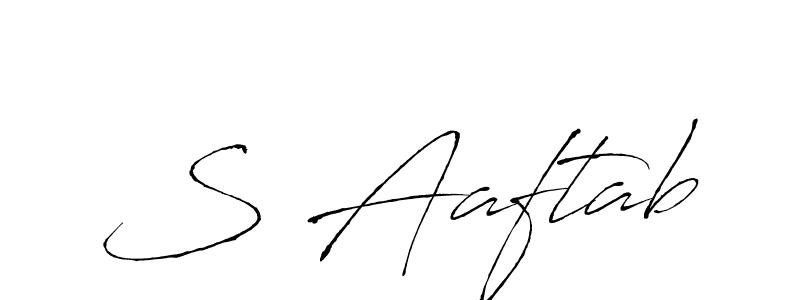This is the best signature style for the S Aaftab name. Also you like these signature font (Antro_Vectra). Mix name signature. S Aaftab signature style 6 images and pictures png
