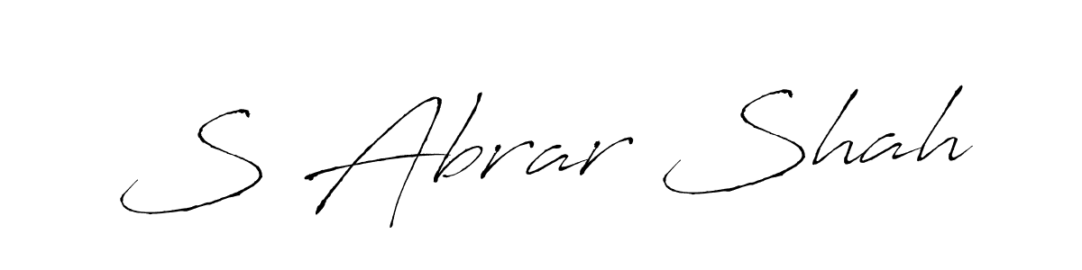 Similarly Antro_Vectra is the best handwritten signature design. Signature creator online .You can use it as an online autograph creator for name S Abrar Shah. S Abrar Shah signature style 6 images and pictures png