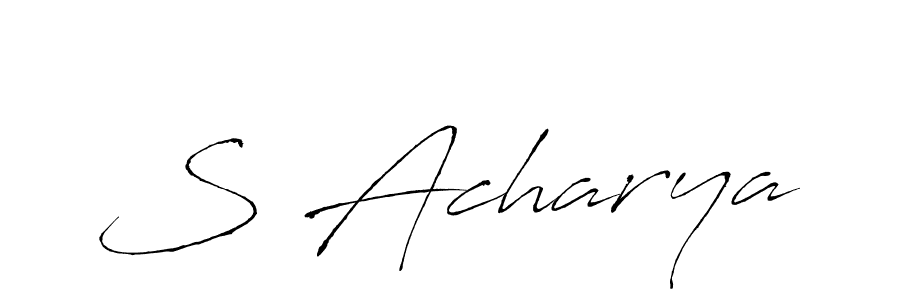 Similarly Antro_Vectra is the best handwritten signature design. Signature creator online .You can use it as an online autograph creator for name S Acharya. S Acharya signature style 6 images and pictures png