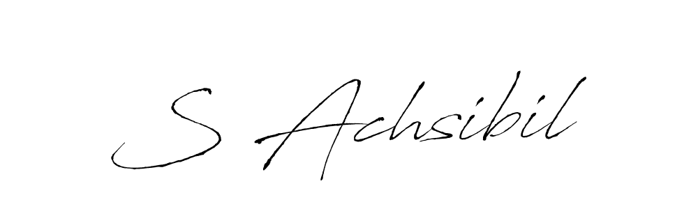 Make a beautiful signature design for name S Achsibil. Use this online signature maker to create a handwritten signature for free. S Achsibil signature style 6 images and pictures png