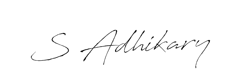 How to Draw S Adhikary signature style? Antro_Vectra is a latest design signature styles for name S Adhikary. S Adhikary signature style 6 images and pictures png