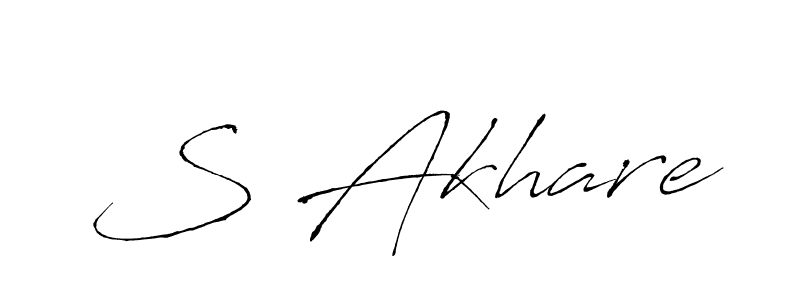 Also we have S Akhare name is the best signature style. Create professional handwritten signature collection using Antro_Vectra autograph style. S Akhare signature style 6 images and pictures png