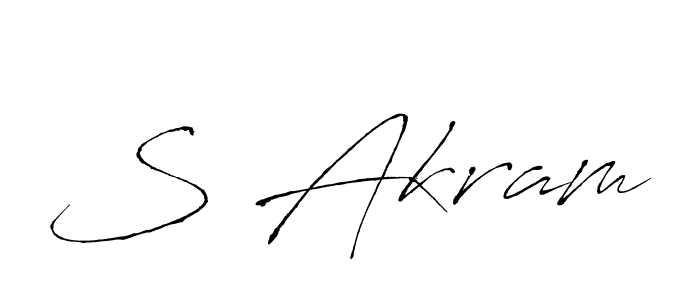 Antro_Vectra is a professional signature style that is perfect for those who want to add a touch of class to their signature. It is also a great choice for those who want to make their signature more unique. Get S Akram name to fancy signature for free. S Akram signature style 6 images and pictures png