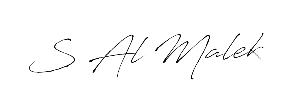 How to make S Al Malek signature? Antro_Vectra is a professional autograph style. Create handwritten signature for S Al Malek name. S Al Malek signature style 6 images and pictures png