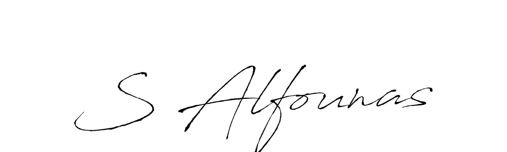 Once you've used our free online signature maker to create your best signature Antro_Vectra style, it's time to enjoy all of the benefits that S Alfounas name signing documents. S Alfounas signature style 6 images and pictures png