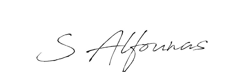 Once you've used our free online signature maker to create your best signature Antro_Vectra style, it's time to enjoy all of the benefits that S Alfounas name signing documents. S Alfounas signature style 6 images and pictures png