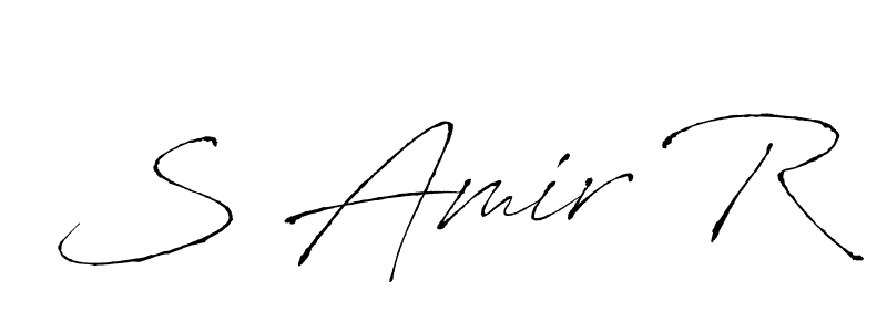 Use a signature maker to create a handwritten signature online. With this signature software, you can design (Antro_Vectra) your own signature for name S Amir R. S Amir R signature style 6 images and pictures png