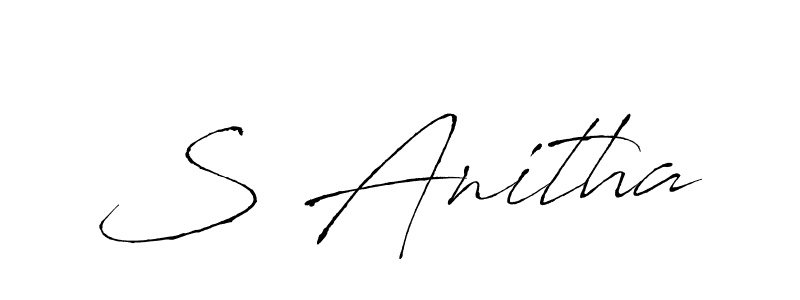 This is the best signature style for the S Anitha name. Also you like these signature font (Antro_Vectra). Mix name signature. S Anitha signature style 6 images and pictures png
