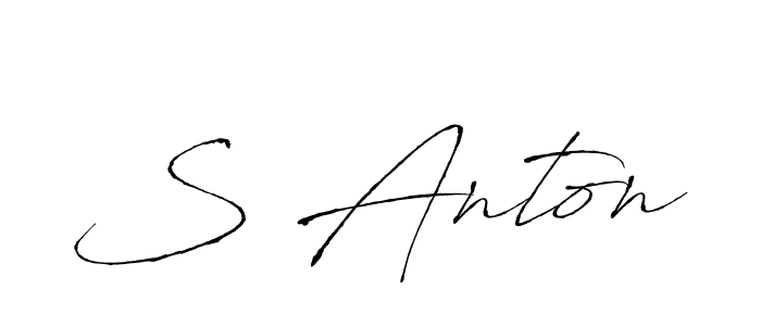 Also You can easily find your signature by using the search form. We will create S Anton name handwritten signature images for you free of cost using Antro_Vectra sign style. S Anton signature style 6 images and pictures png