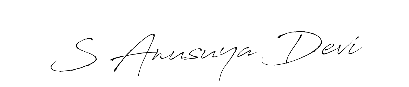 Also we have S Anusuya Devi name is the best signature style. Create professional handwritten signature collection using Antro_Vectra autograph style. S Anusuya Devi signature style 6 images and pictures png