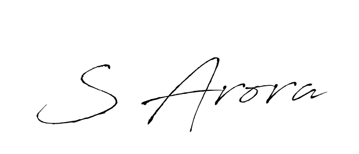 Use a signature maker to create a handwritten signature online. With this signature software, you can design (Antro_Vectra) your own signature for name S Arora. S Arora signature style 6 images and pictures png