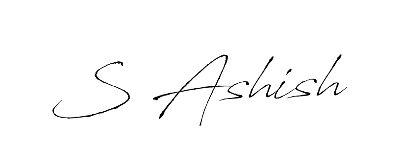 Antro_Vectra is a professional signature style that is perfect for those who want to add a touch of class to their signature. It is also a great choice for those who want to make their signature more unique. Get S Ashish name to fancy signature for free. S Ashish signature style 6 images and pictures png