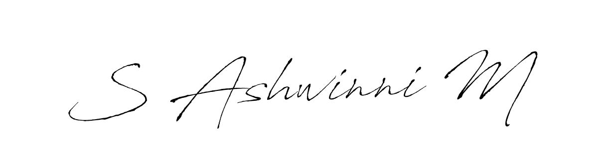 This is the best signature style for the S Ashwinni M name. Also you like these signature font (Antro_Vectra). Mix name signature. S Ashwinni M signature style 6 images and pictures png