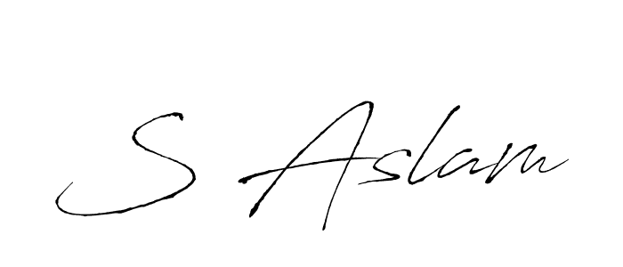 It looks lik you need a new signature style for name S Aslam. Design unique handwritten (Antro_Vectra) signature with our free signature maker in just a few clicks. S Aslam signature style 6 images and pictures png