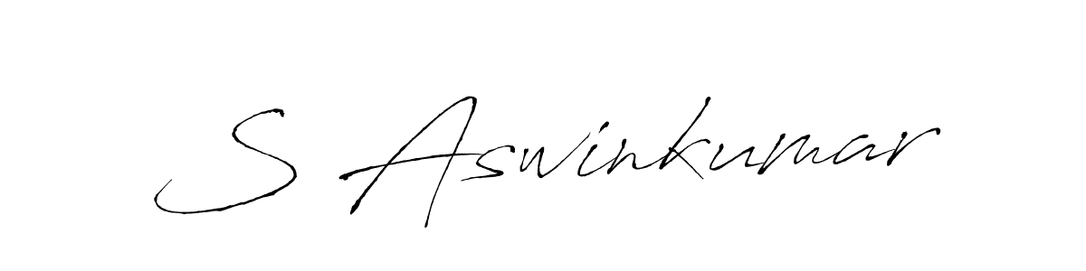 Also we have S Aswinkumar name is the best signature style. Create professional handwritten signature collection using Antro_Vectra autograph style. S Aswinkumar signature style 6 images and pictures png