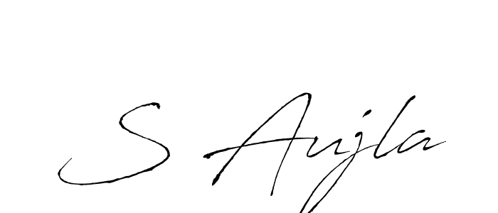 How to Draw S Aujla signature style? Antro_Vectra is a latest design signature styles for name S Aujla. S Aujla signature style 6 images and pictures png