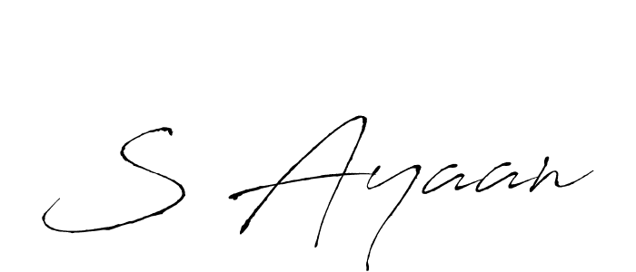 How to Draw S Ayaan signature style? Antro_Vectra is a latest design signature styles for name S Ayaan. S Ayaan signature style 6 images and pictures png