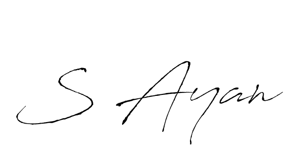 See photos of S Ayan official signature by Spectra . Check more albums & portfolios. Read reviews & check more about Antro_Vectra font. S Ayan signature style 6 images and pictures png