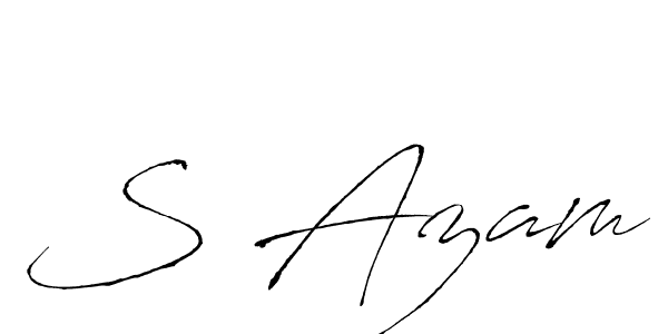 Also You can easily find your signature by using the search form. We will create S Azam name handwritten signature images for you free of cost using Antro_Vectra sign style. S Azam signature style 6 images and pictures png