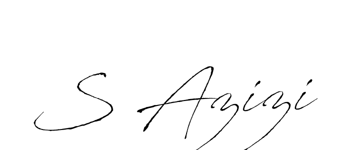 Make a beautiful signature design for name S Azizi. Use this online signature maker to create a handwritten signature for free. S Azizi signature style 6 images and pictures png