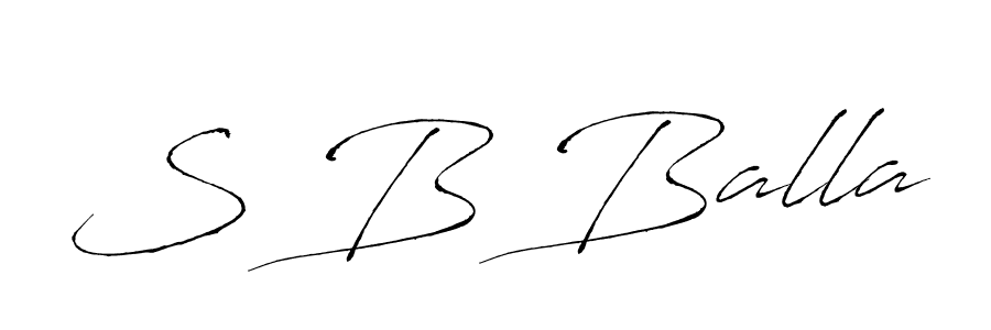 Make a beautiful signature design for name S B Balla. Use this online signature maker to create a handwritten signature for free. S B Balla signature style 6 images and pictures png