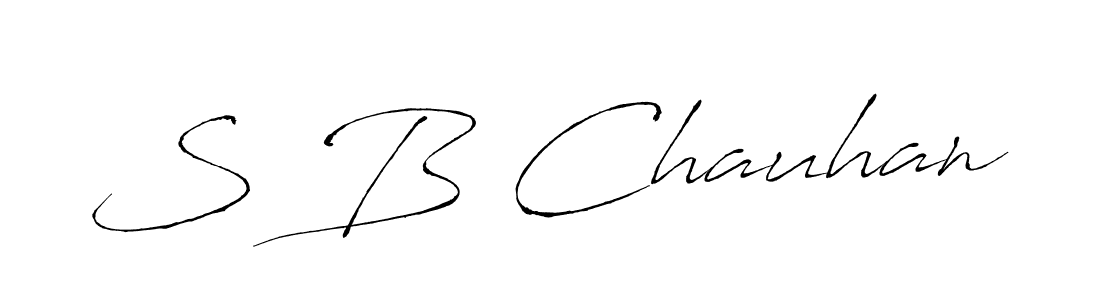 You should practise on your own different ways (Antro_Vectra) to write your name (S B Chauhan) in signature. don't let someone else do it for you. S B Chauhan signature style 6 images and pictures png